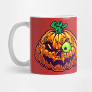 scary pumpkin Mug